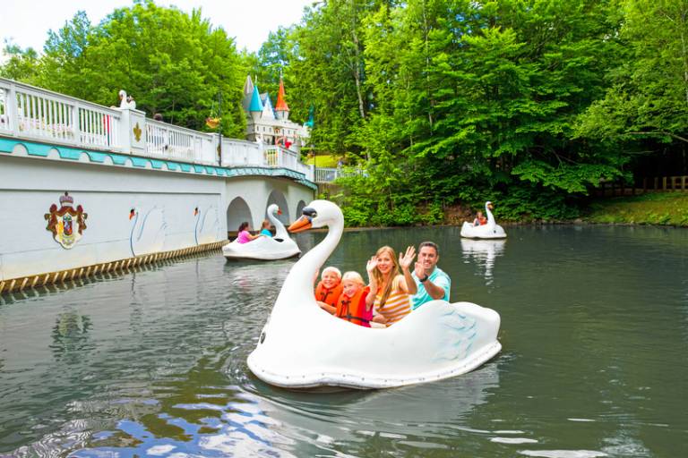 Swan Boats | Kids Water Ride | Story Land