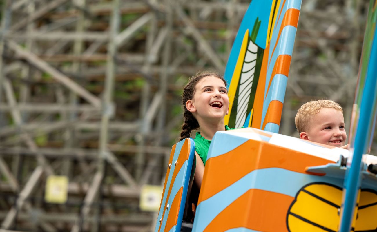 Riders enjoying coaster!