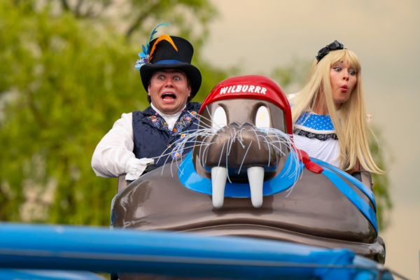 Alice & Mad Hatter on Polar Coaster