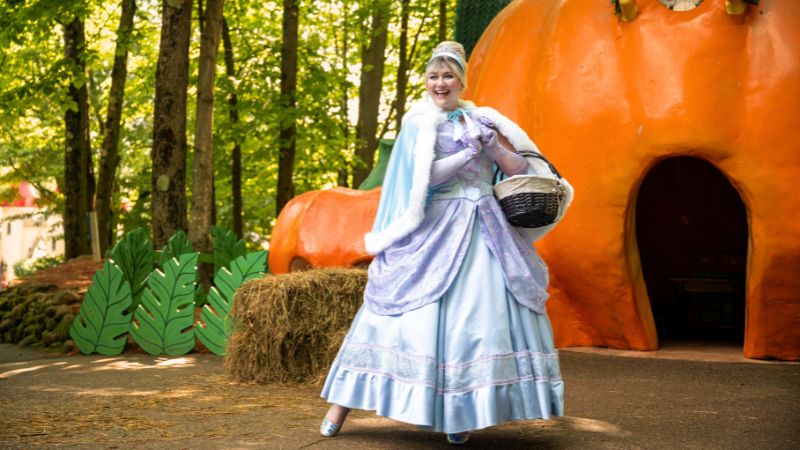 Cinderella with Large Pumpkin