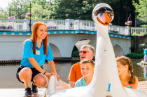 Ride Operator at Swan Boats
