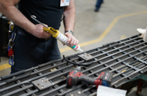 Team Members in front of Castle
